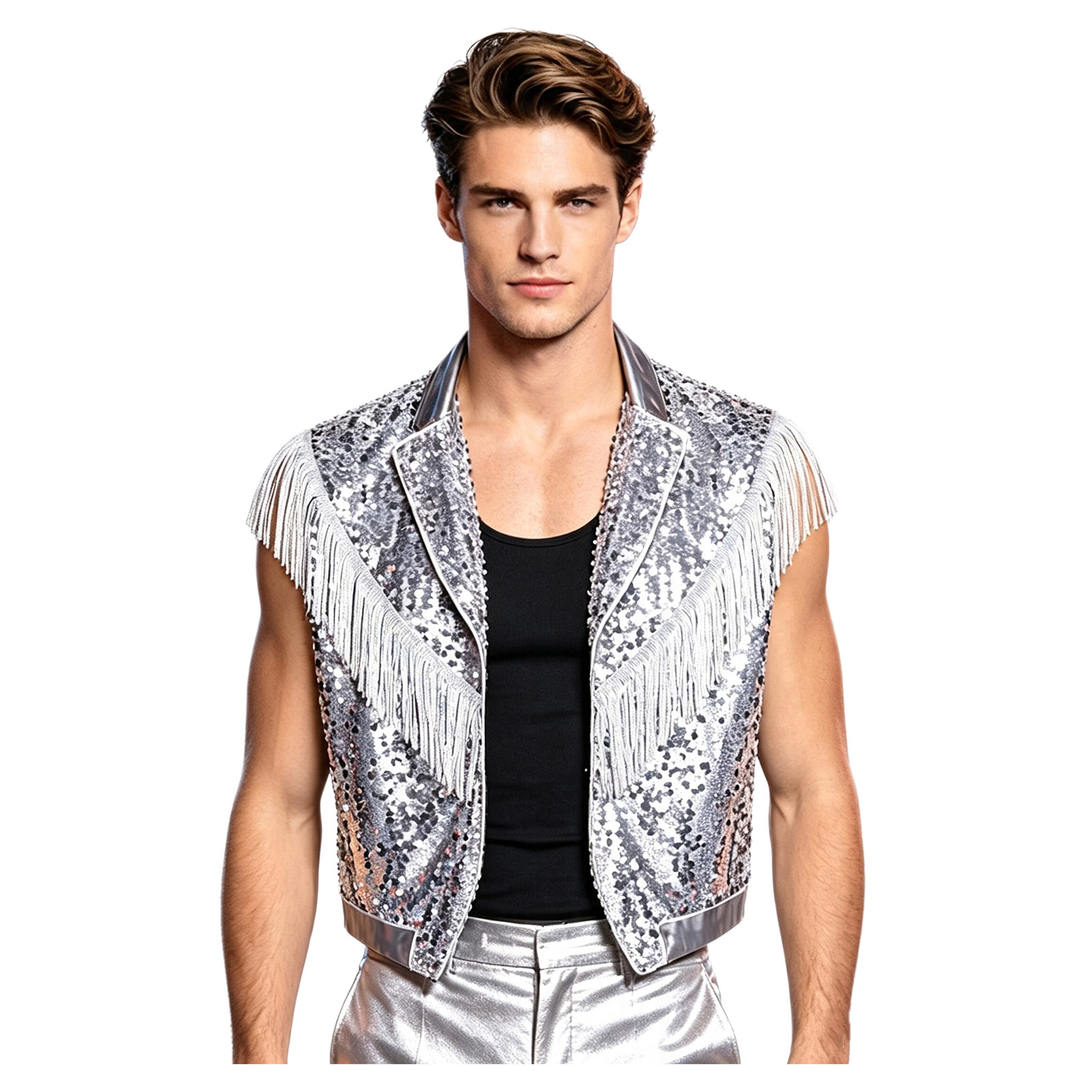 Men Fringe Hippie Costume Spar - Tassel Fringe Trim ulasan dan harga