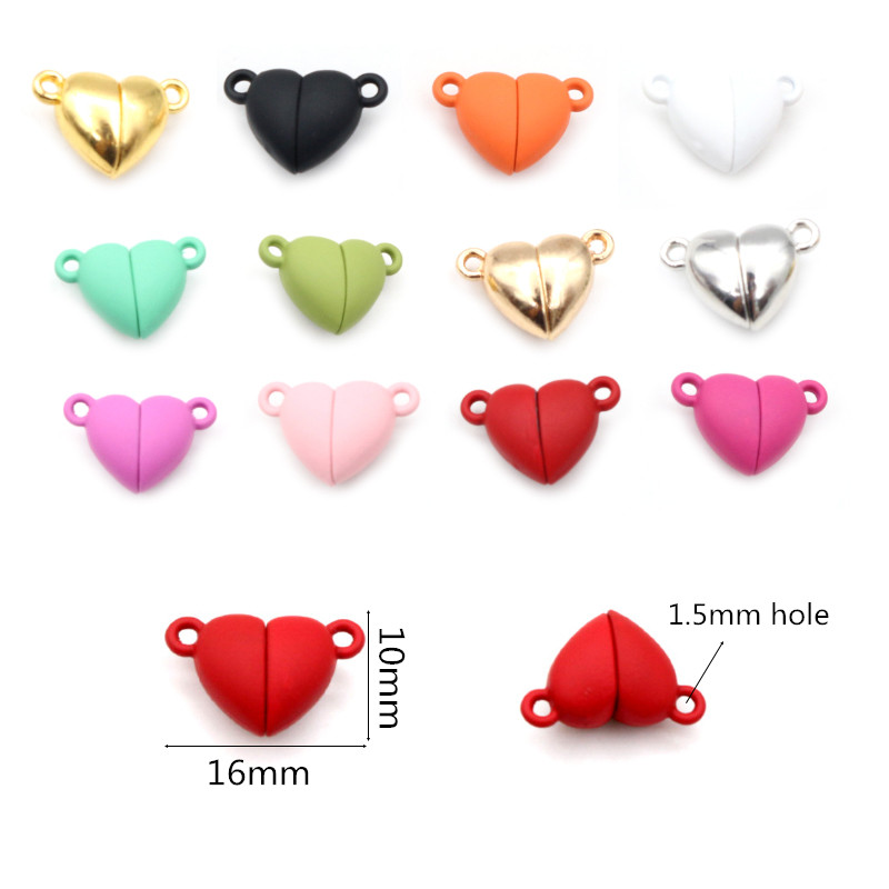 5 Sets Love Heart Shaped Magne - Craft Embellishment ulasan dan harga