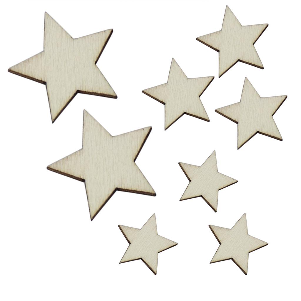 Basswood Craft Star Slices Nat - Craft Embellishments ulasan dan harga