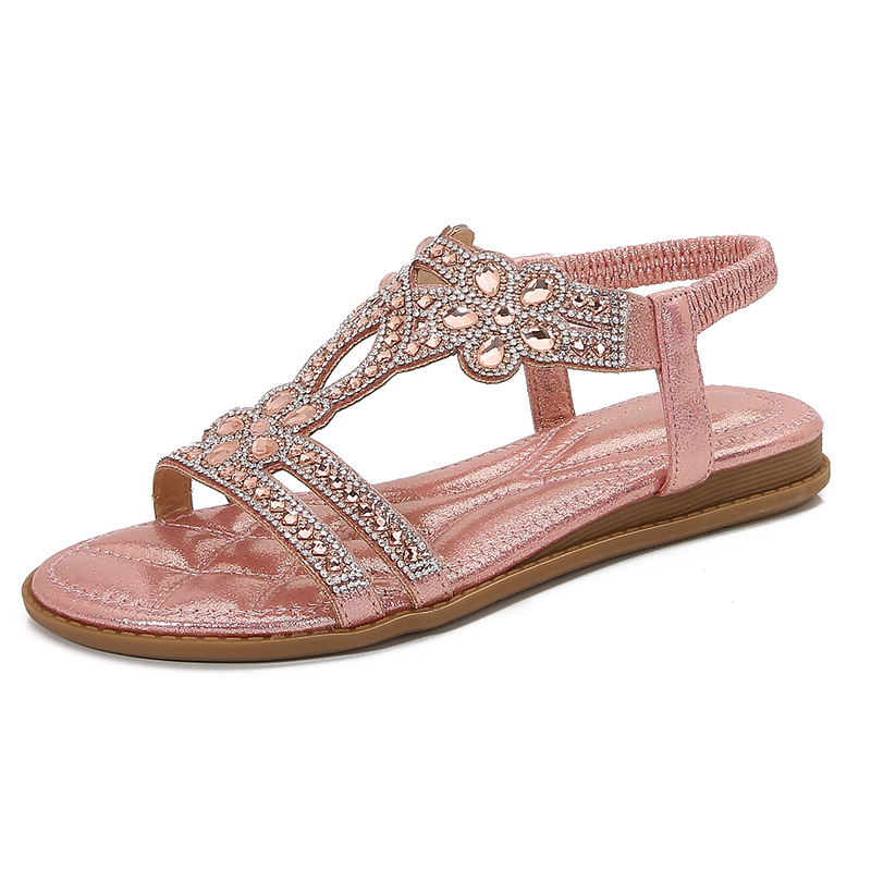 Big Size Openwork Sandals Bohe - Sew On Rhinestone ulasan dan harga