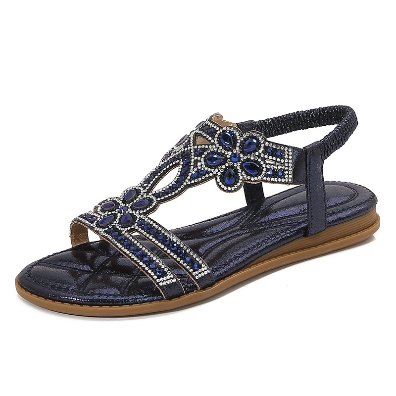 Big Size Openwork Sandals Bohe - Sew On Rhinestone ulasan dan harga