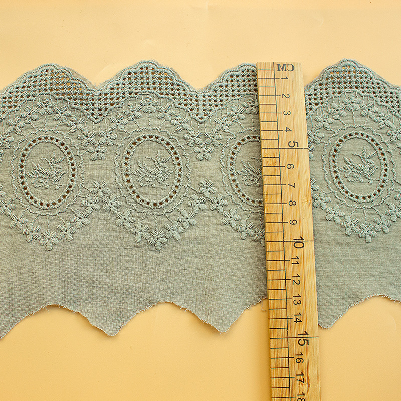 2Yards Colorful  Cotton Embroi - Lace Ribbon Trim ulasan dan harga