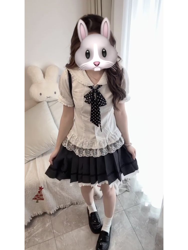 New Sweet Coquette 2 Piece Set - Elastic Lace Trim ulasan dan harga
