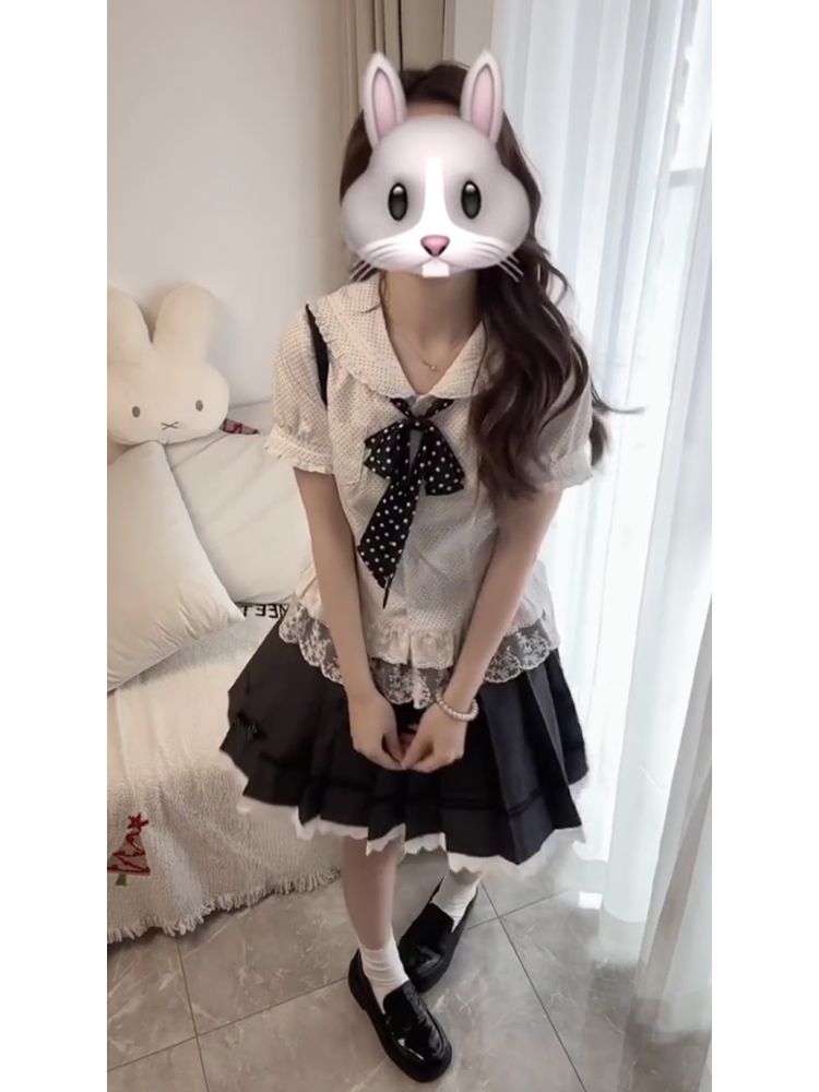 New Sweet Coquette 2 Piece Set - Elastic Lace Trim ulasan dan harga