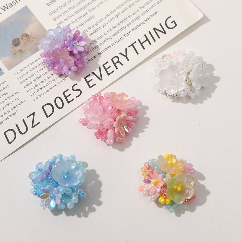2pcs Crystal Flower Patches fo - Applique Patch Flower ulasan dan harga