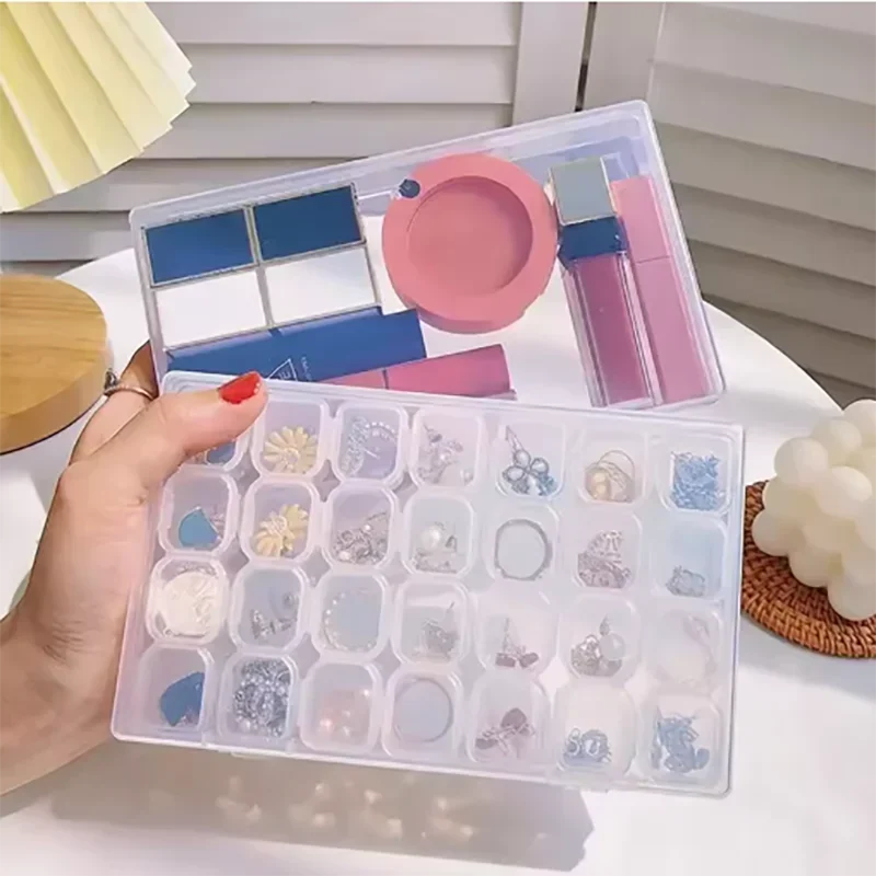 28 grid diamond painting tool  - Craft Embellishment Storage ulasan dan harga