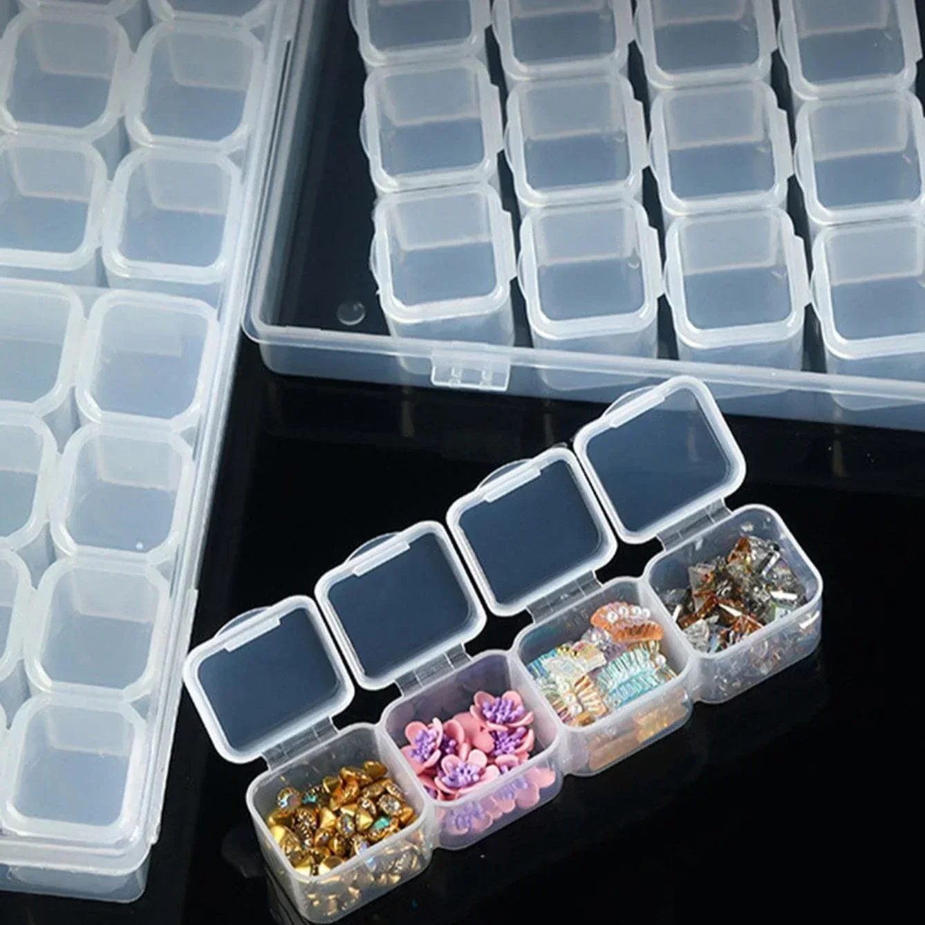 28 grid diamond painting tool  - Craft Embellishment Storage ulasan dan harga