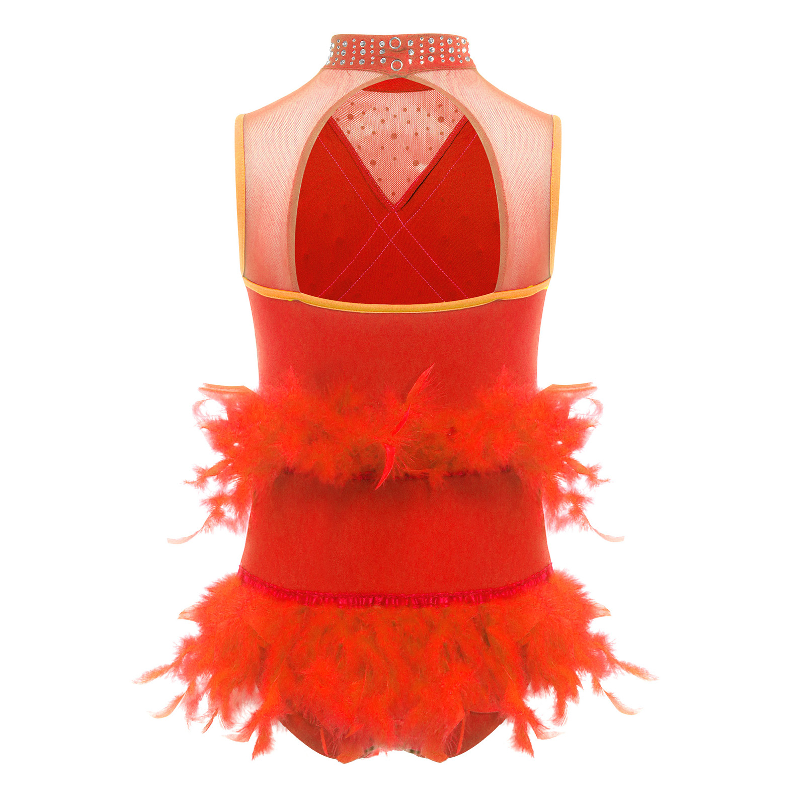 Kids Girls Latin Ballet Dance  - Rhinestone Banding Trim ulasan dan harga