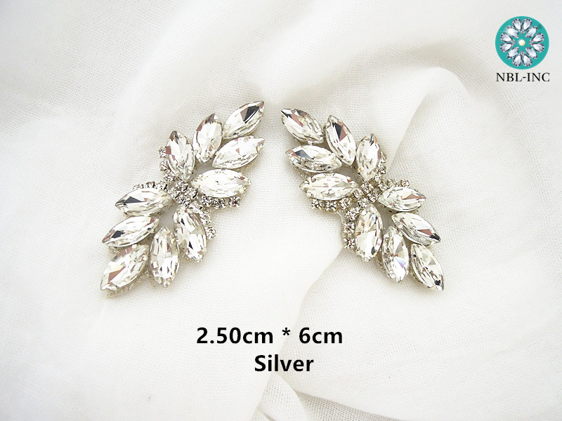 (1PC) Silver gold rhinestone b - Sew On Rhinestone ulasan dan harga