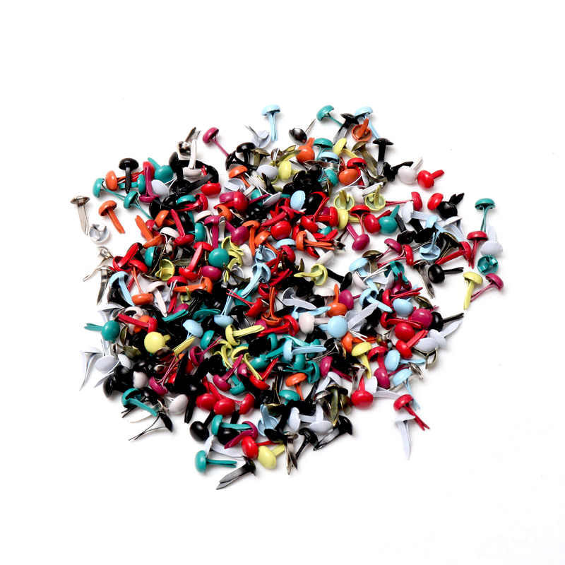 100pcs Mixed Multicolor Round  - Embellishments For Scrapbooking ulasan dan harga