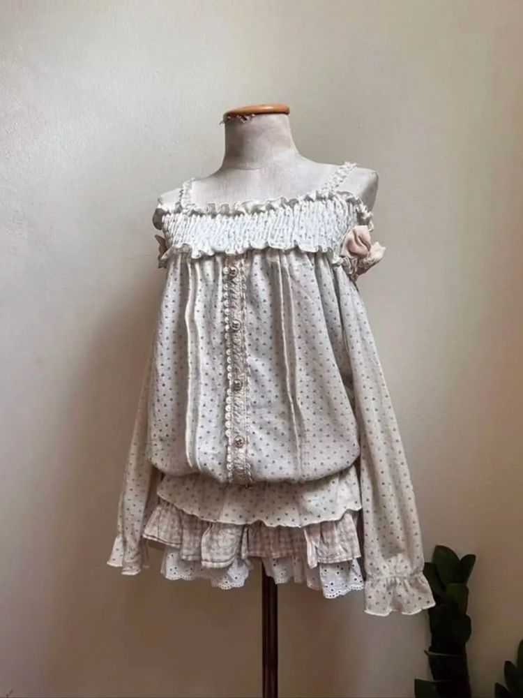 Sweet Japanese Vintage Petite  - Elastic Lace Trim ulasan dan harga