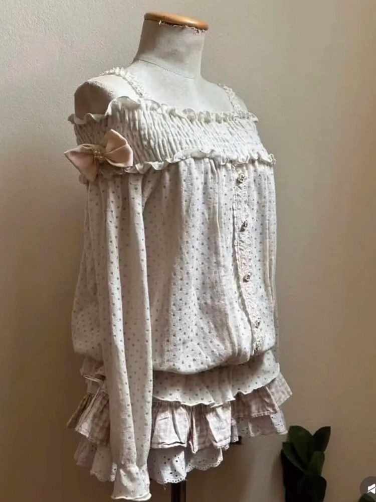 Sweet Japanese Vintage Petite  - Elastic Lace Trim ulasan dan harga