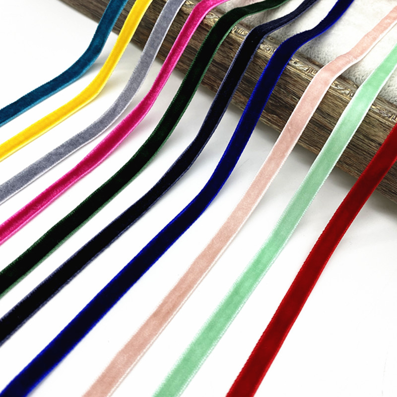 6-38mm Velvet Ribbon Wedding P - Velvet Ribbon Roll ulasan dan harga