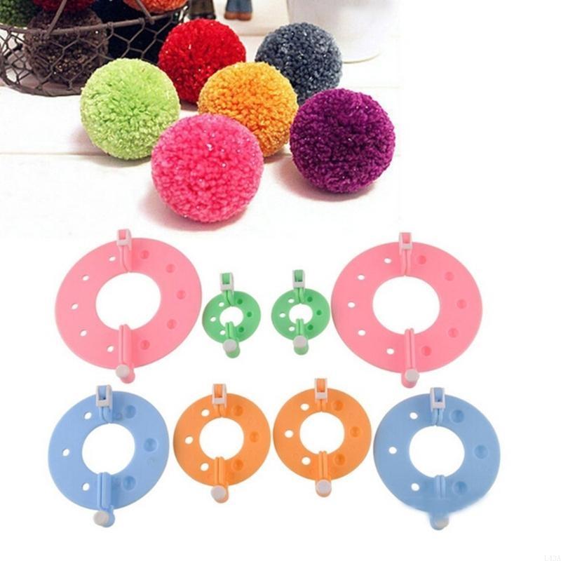L43A 4Pcs DIY Wool Yarn Knitti - Pom Pom Maker Tool ulasan dan harga